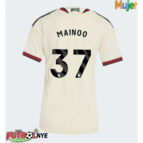 Camiseta Manchester United Kobbie Mainoo #37 Tercera Equipación para mujer 2026-27 manga corta